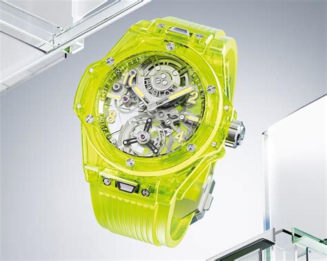 hublot verde esmeralda|EL BIG BANG TOURBILLON AUTOMATIC SE PASA AL SAXEM .